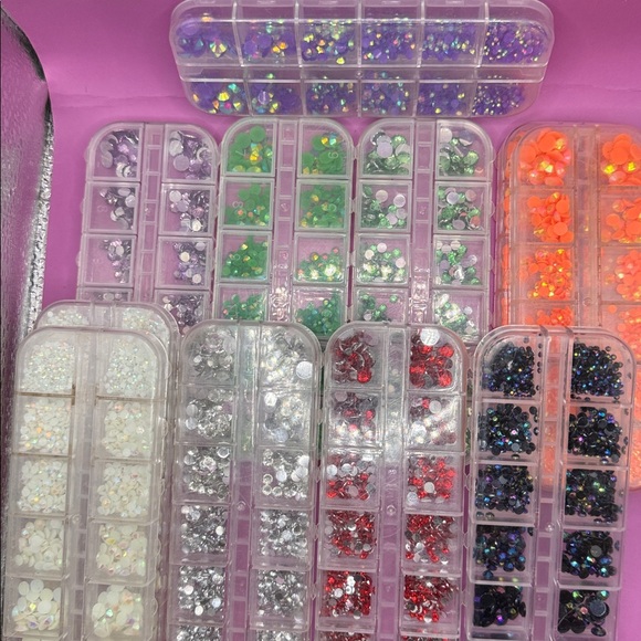 Multi-Color Rhinestone mix- Assorted Colors - Picture 2 of 6